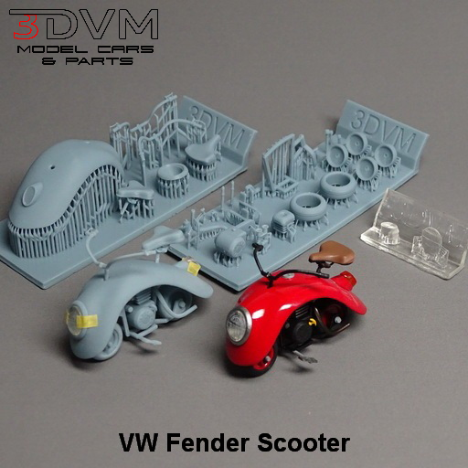 VW Fender Scooter – Vintage Custom Design