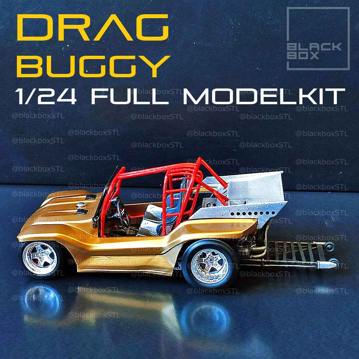 Dragster VW Manx Buggy Full Resin Model Kit