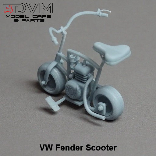VW Fender Scooter – Vintage Custom Design