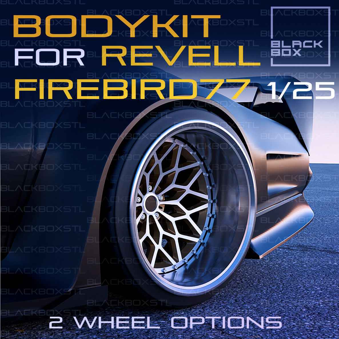 Wide Body Kit for Revell 77 Firebird