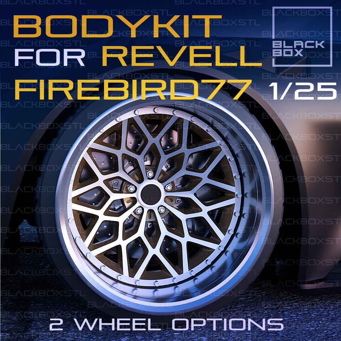 Wide Body Kit for Revell 77 Firebird