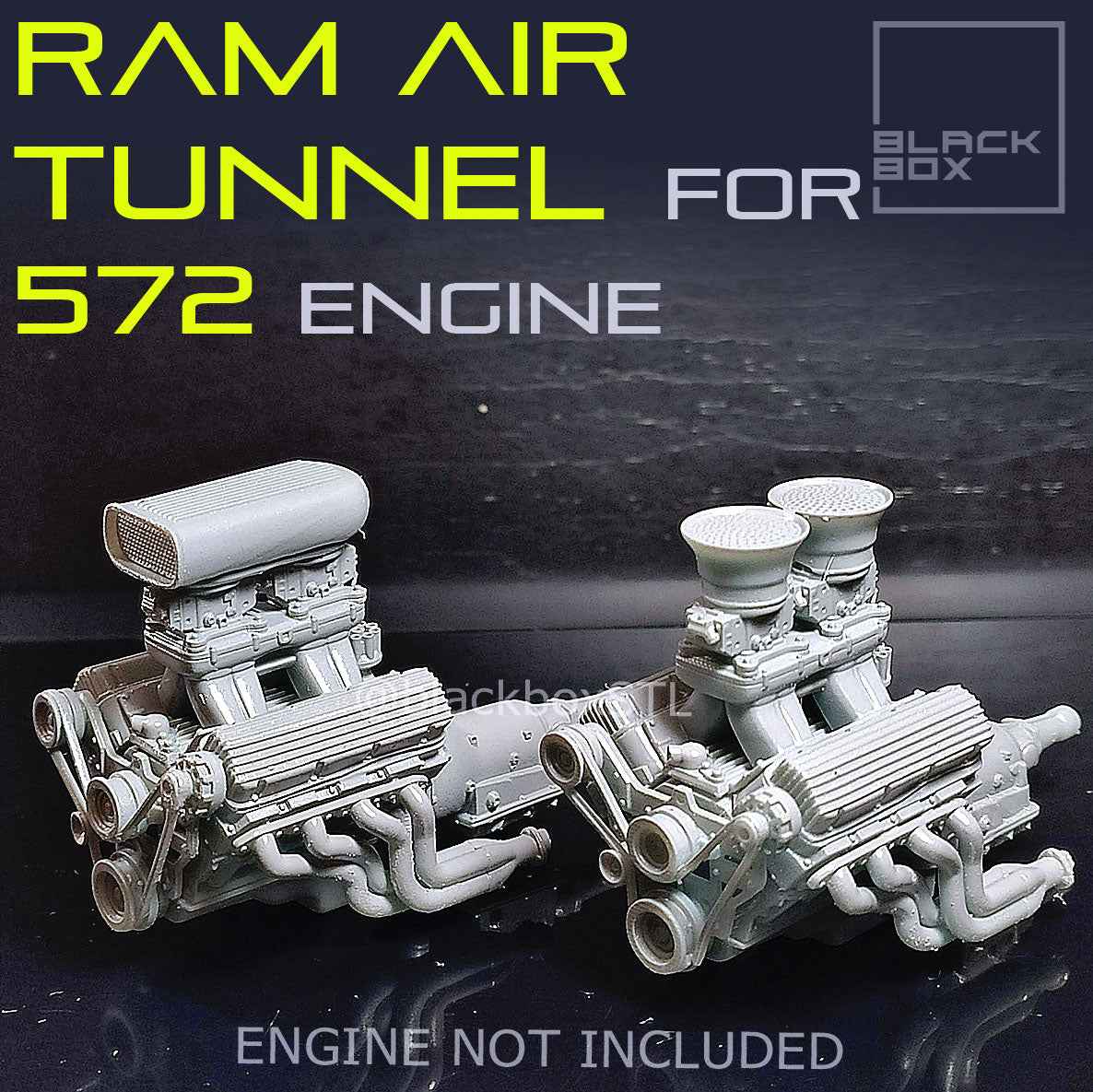 Ram Air Tunnel Set for 572 Engine