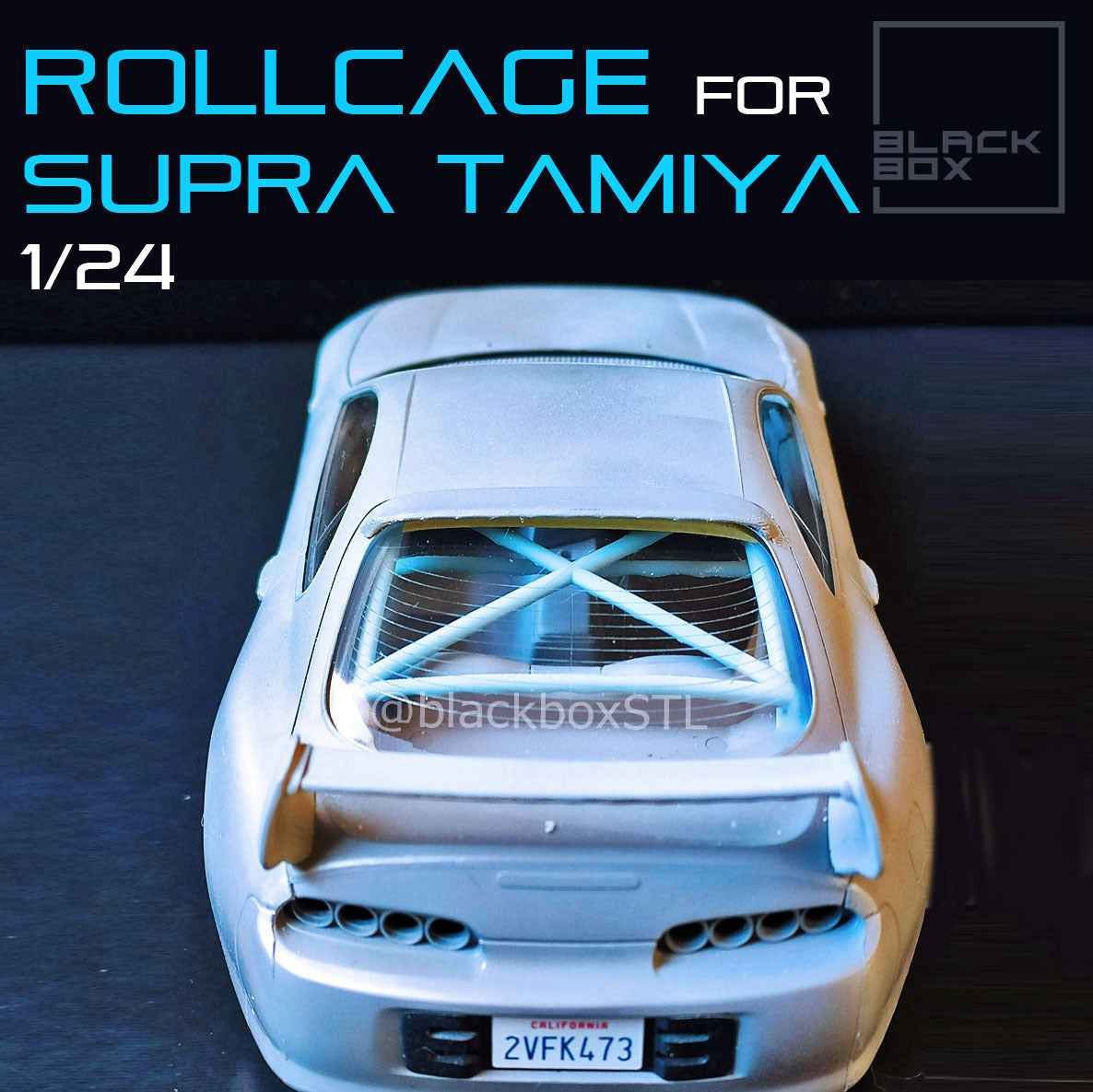 Tamiya Toyota Supra Mk4 Roll Cage – 1/24 Scale