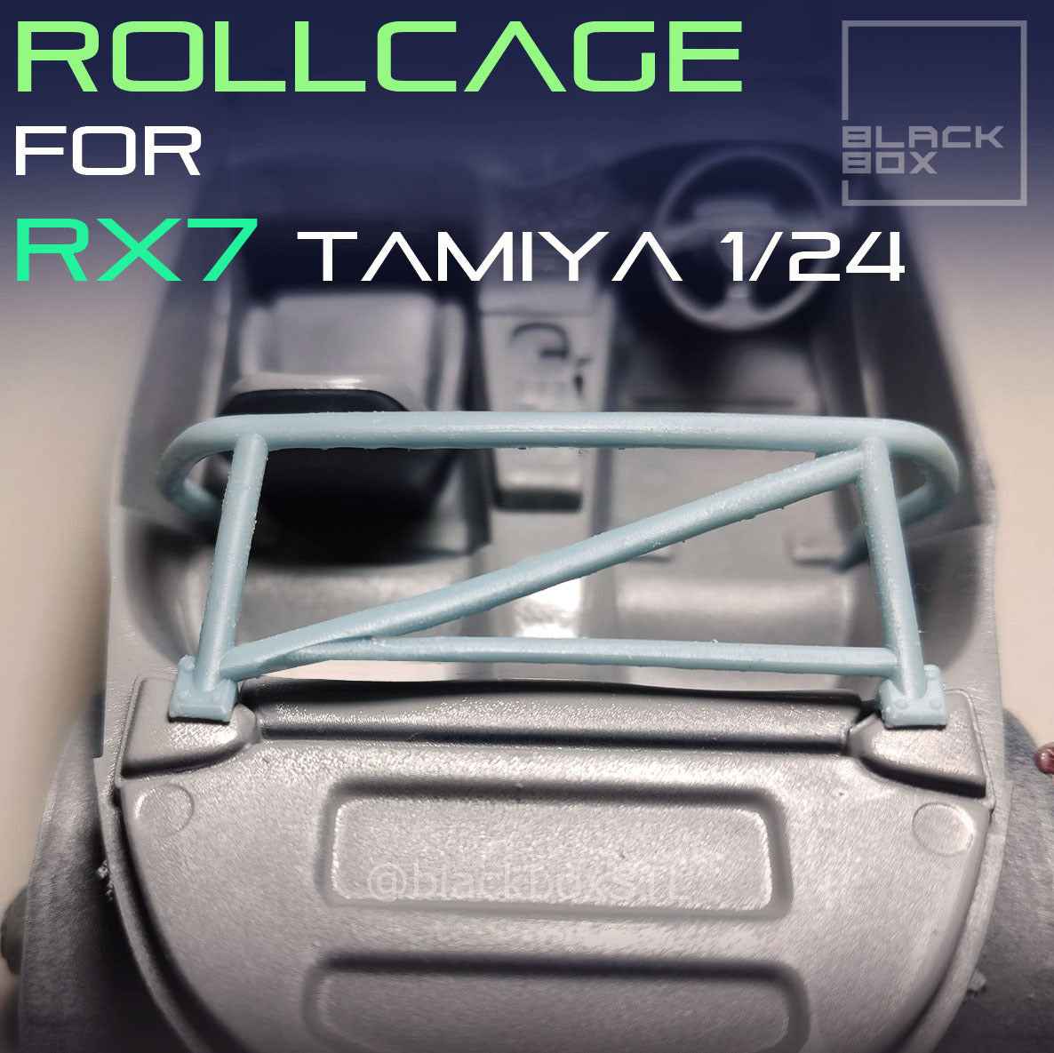 Tamiya Mazda RX-7 2mm Roll Cage – 1/24 Scale