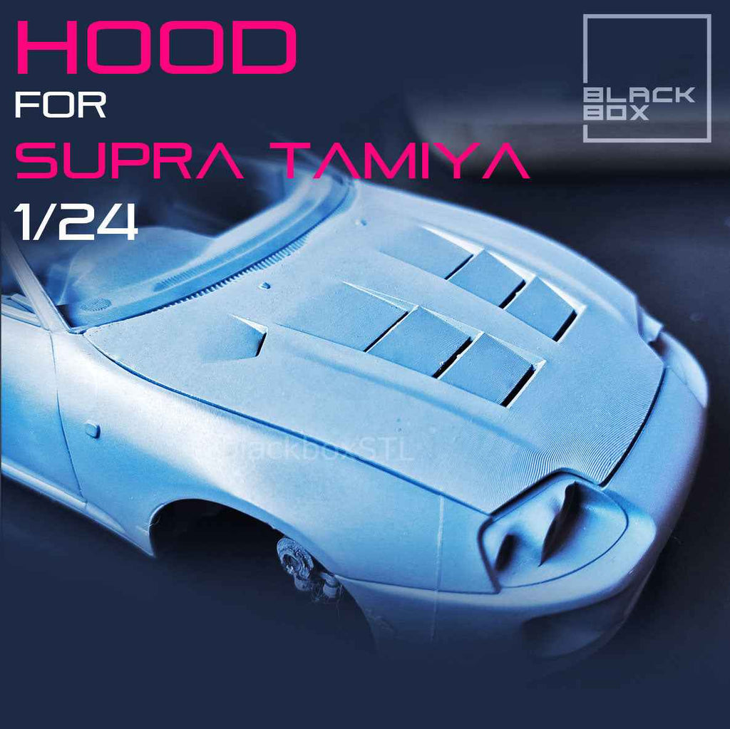 Tamiya Toyota Supra Mk4 Custom Hood – 1/24 Scale