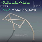 Tamiya Mazda RX-7 2mm Roll Cage – 1/24 Scale