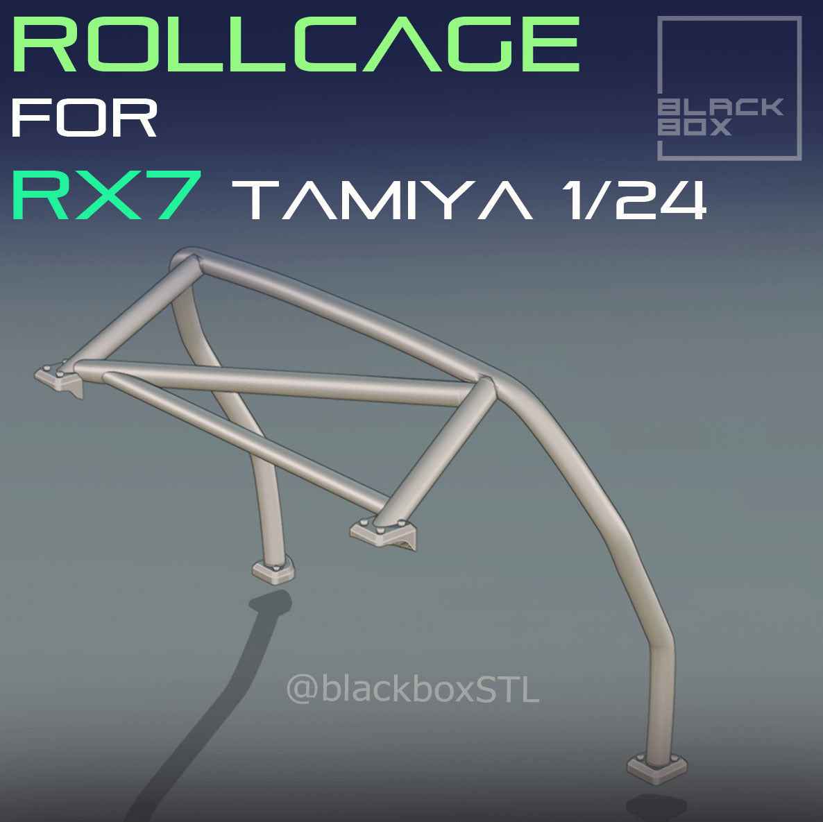 Tamiya Mazda RX-7 2mm Roll Cage – 1/24 Scale