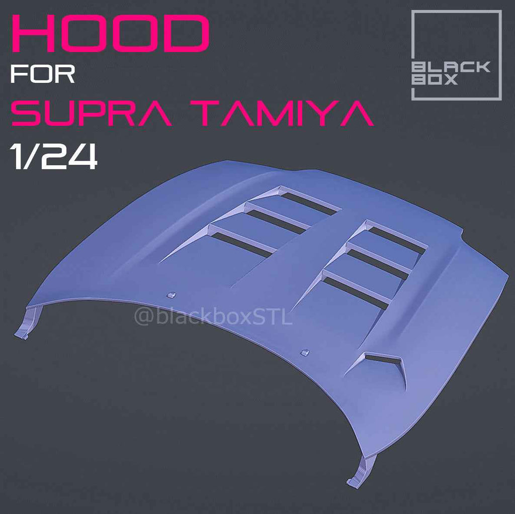 Tamiya Toyota Supra Mk4 Custom Hood – 1/24 Scale