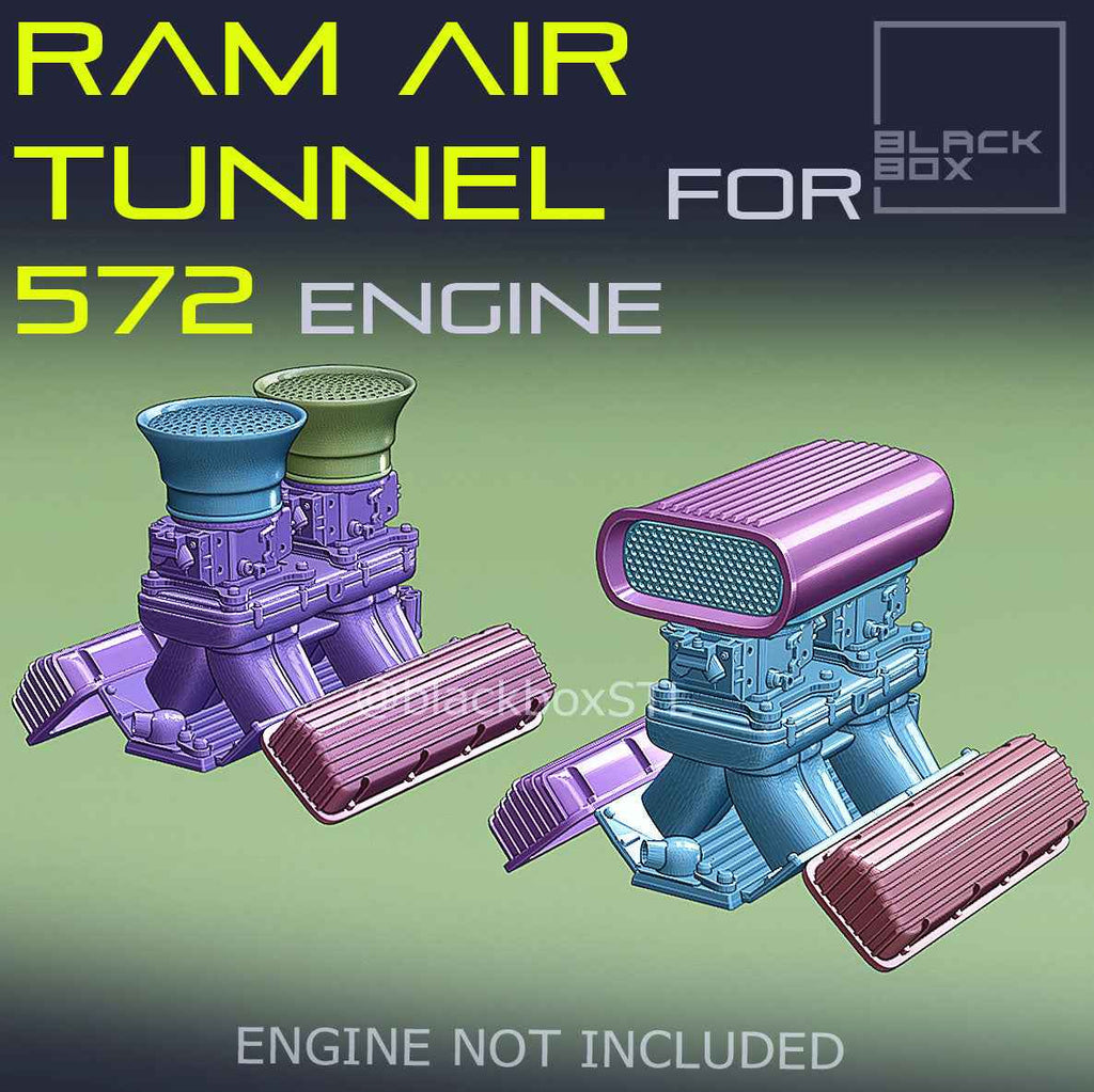 Ram Air Tunnel Set for 572 Engine