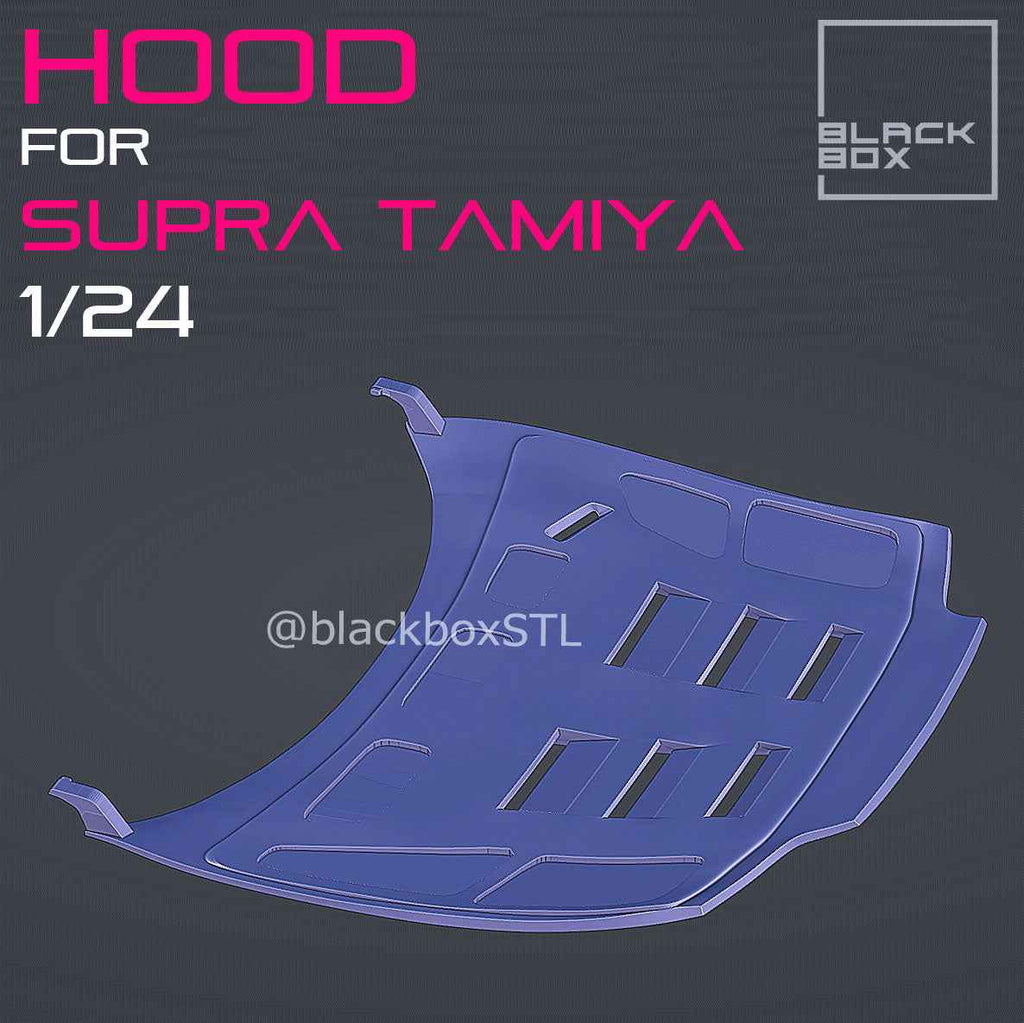 Tamiya Toyota Supra Mk4 Custom Hood – 1/24 Scale