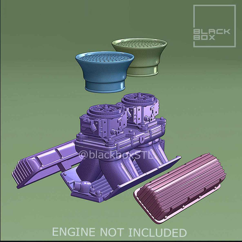 Ram Air Tunnel Set for 572 Engine