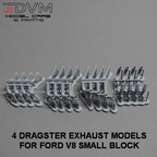 Dragster Exhaust Set - Ford V8 Small Block