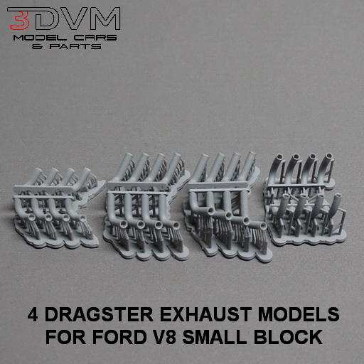 Dragster Exhaust Set - Ford V8 Small Block
