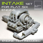 Flat Six Boxer Intake Upgrade Kit – 1/24 Scale