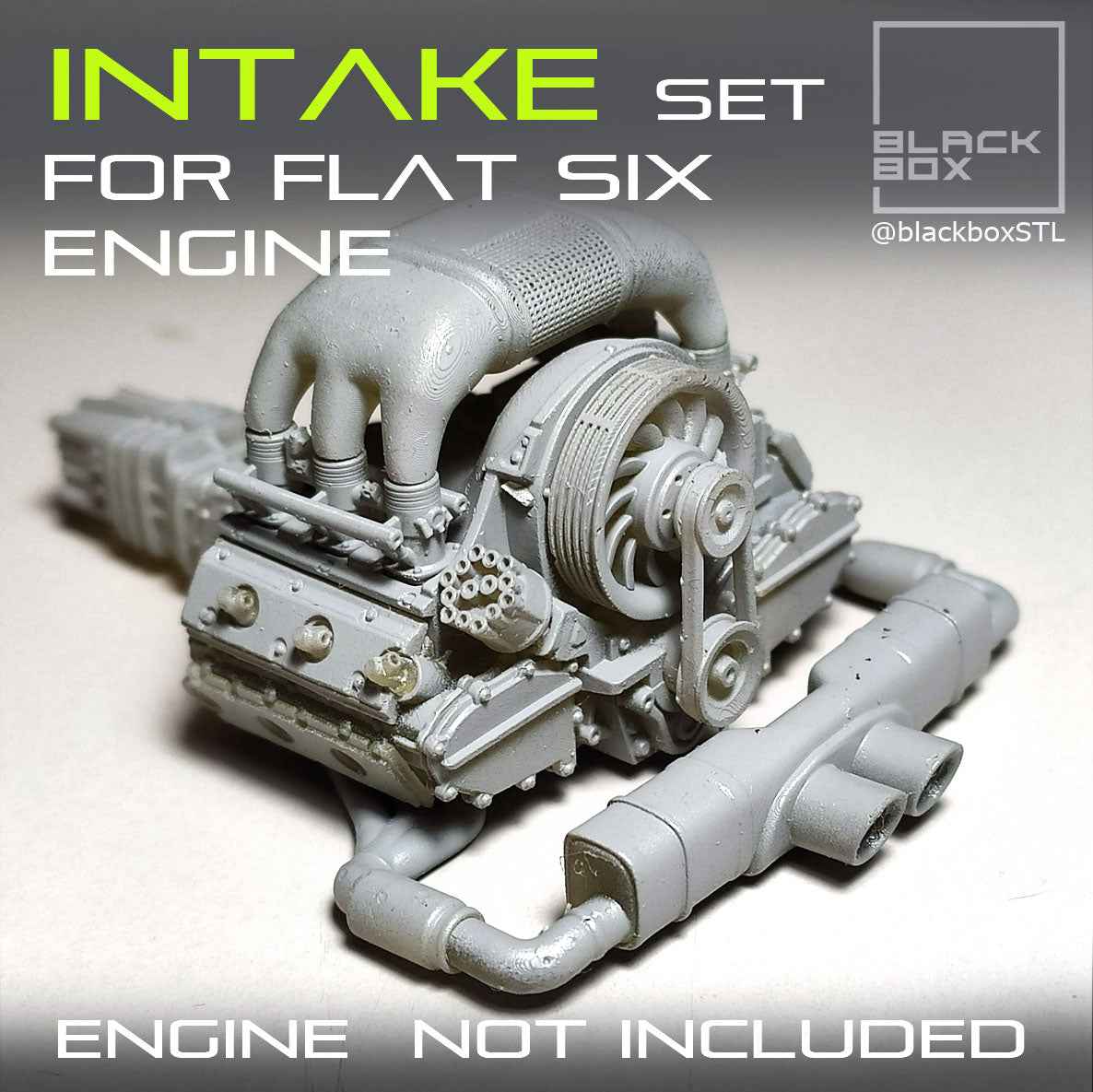 Flat Six Boxer Intake Upgrade Kit – 1/24 Scale