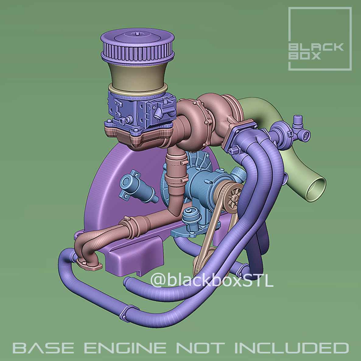 Flat Four Boxer Pro Turbo Upgrade Kit – 1/24 Scale