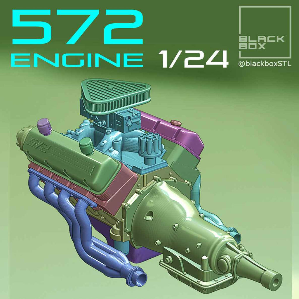 572 Big Block Base Engine Kit with Transmission
