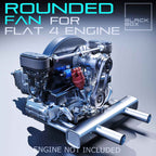 Flat Four Boxer Rounded Fan Upgrade Kit – 1/24 Scale