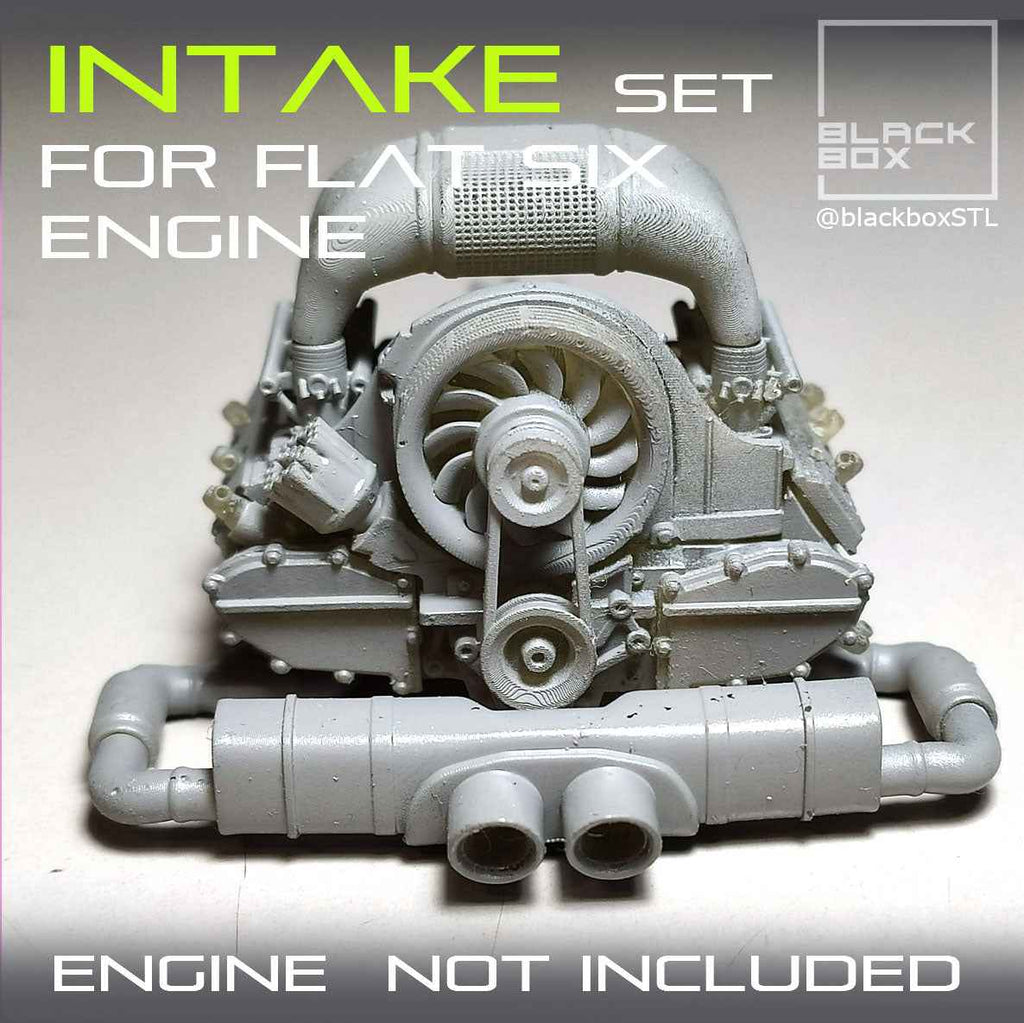 Flat Six Boxer Intake Upgrade Kit – 1/24 Scale