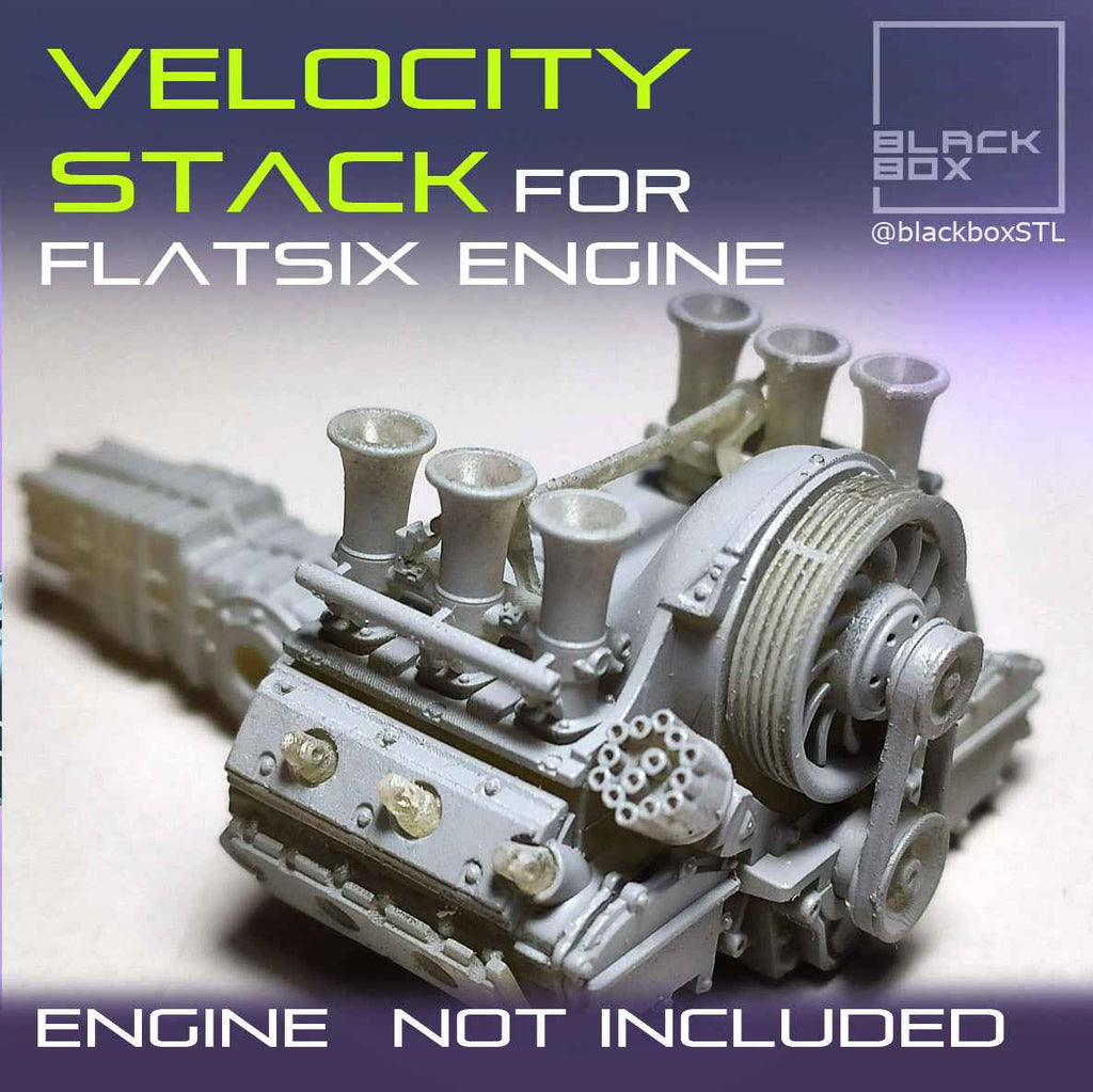 Flat Six Boxer Velocity Stack Upgrade Kit – 1/24 Scale