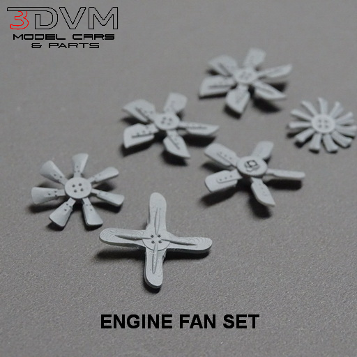 Assorted Engine Fan Set - Ford Small Block V8 Engine Ecosystem