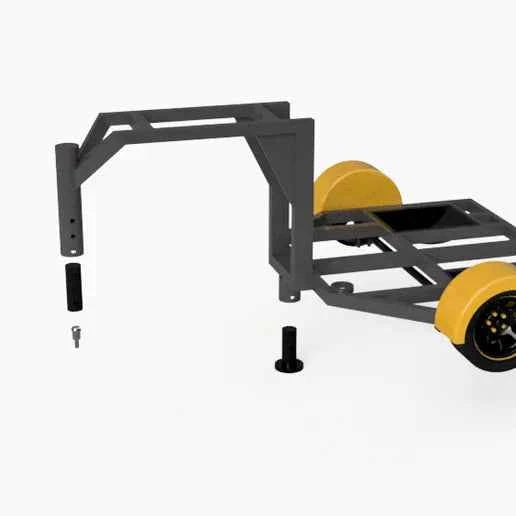 Hang Glider 5th Wheel/Gooseneck Car Hauler Trailer