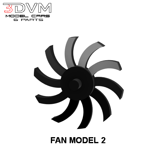 60s/70s Muscle Car Small Block Dual Electric Fan & Cover Set - Model Maker's Workshop