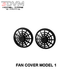 60s/70s Muscle Car Small Block Dual Electric Fan & Cover Set - Model Maker's Workshop