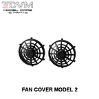 60s/70s Muscle Car Small Block Dual Electric Fan & Cover Set - Model Maker's Workshop