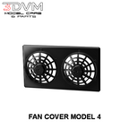 60s/70s Muscle Car Small Block Dual Electric Fan & Cover Set - Model Maker's Workshop