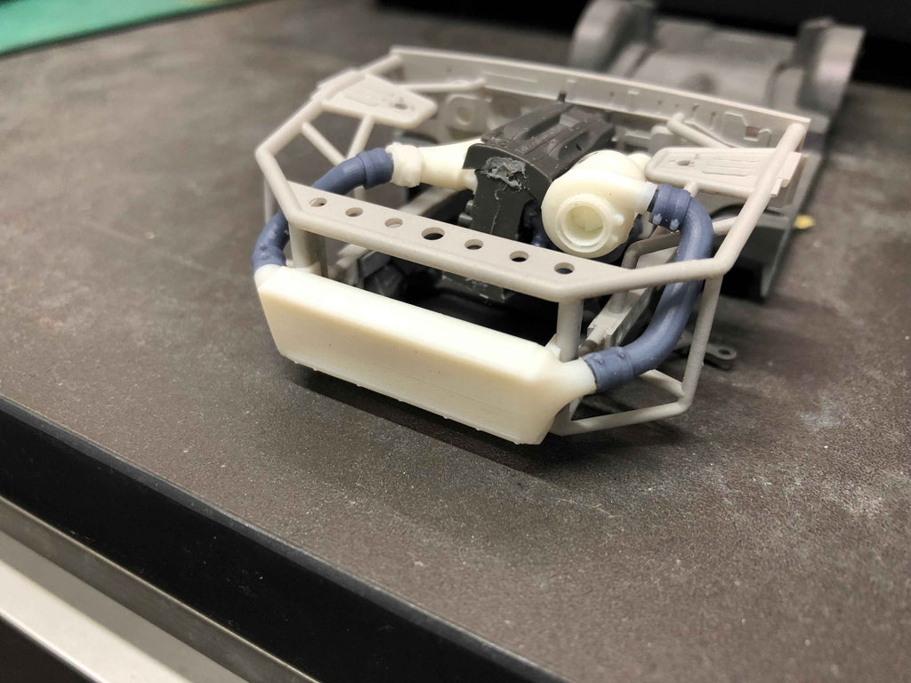 Big-Turbo Setup Upgrade for Tamiya R32 GT-R Tubular Front End – 1/24 Scale