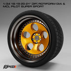 18–21-Inch Rotiform DIA Wheels & MCL Pilot Super Sport Tires – Set of 4