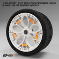 20–21-Inch Brixton Forged NC03 Wheels & MCL Pilot Super Sport Tires – Set of 4