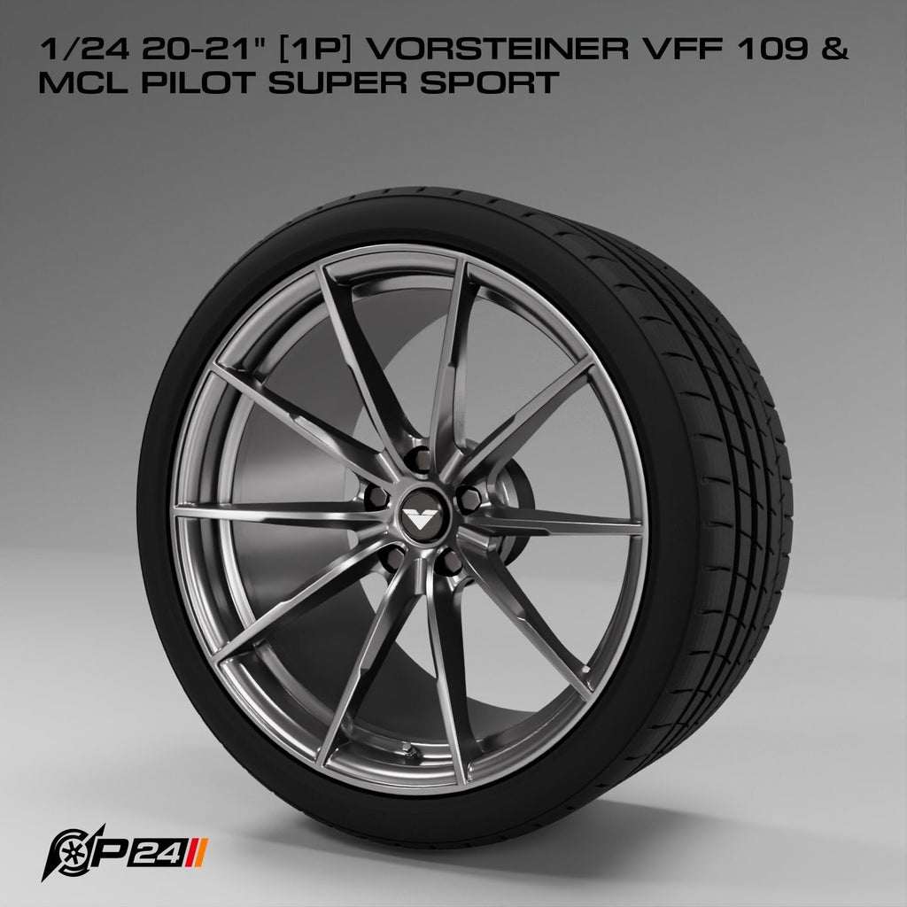 20–21-Inch Vorsteiner VFF 109 Wheels & MCL Pilot Super Sport Tires – Set of 4