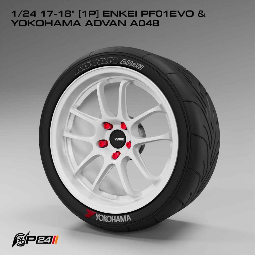 17–18-Inch Enkei PF01EVO Wheels & Yokohama Advan A048 Tires – Set of 4
