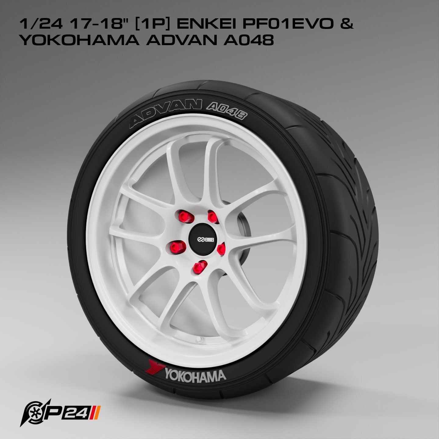 17–18-Inch Enkei PF01EVO Wheels & Yokohama Advan A048 Tires – Set of 4