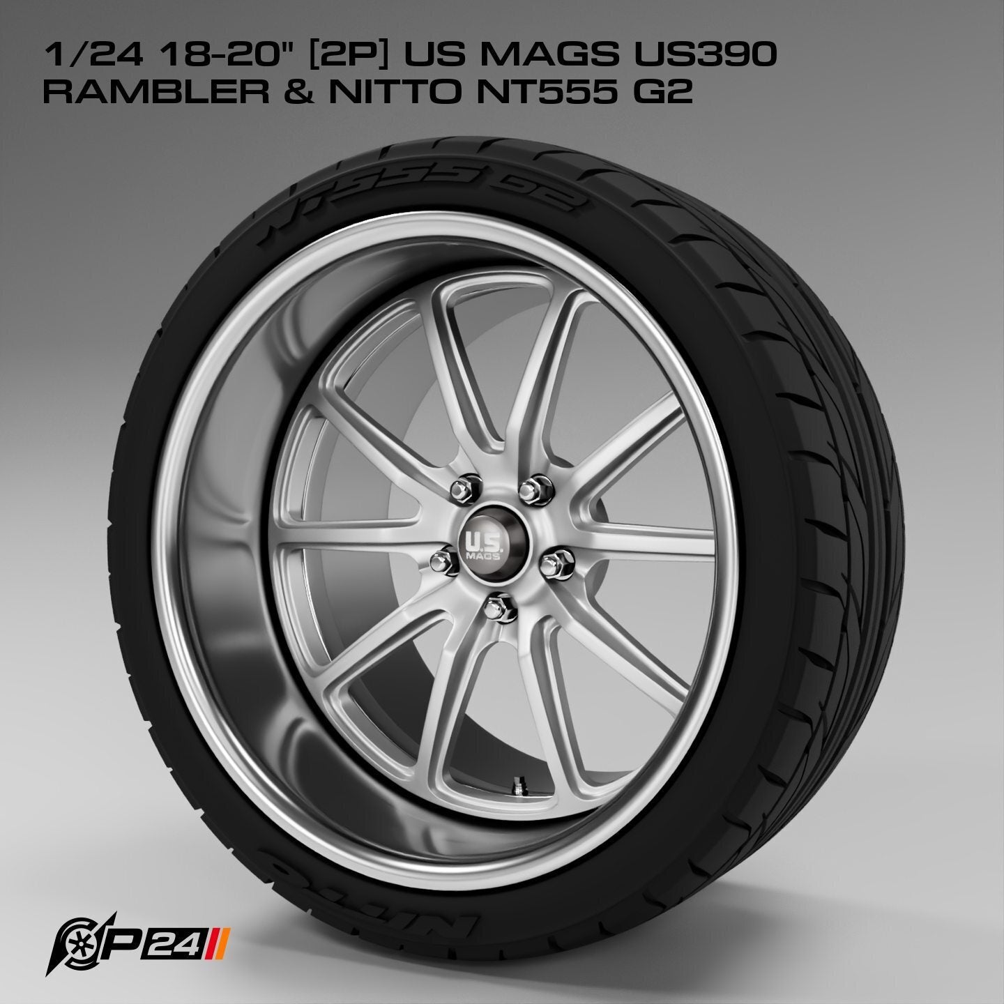 18–20-Inch US Mags US390 Rambler Wheels & Nitto NT555 G2 Tires – Set of 4