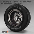 15" American Racing AR23 Wheels w/ BF Goodrich Radial T/A Tires