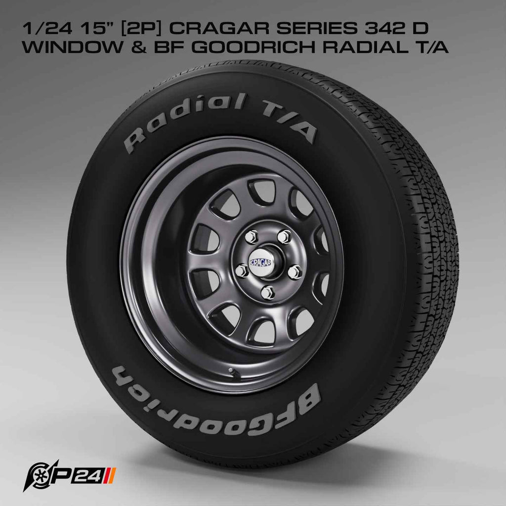 15" Cragar 342 D Window w/ BFG Radial T/A
