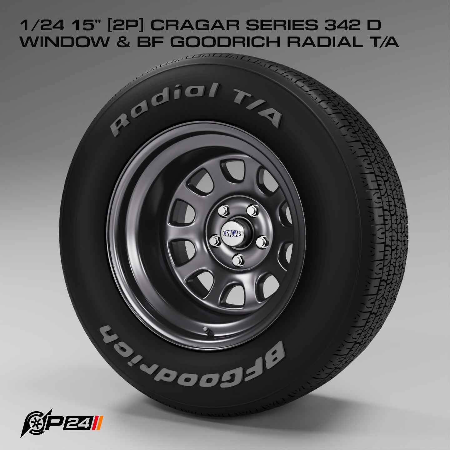 15" Cragar 342 D Window w/ BFG Radial T/A