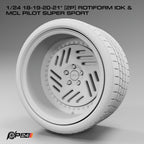 18–21-Inch Rotiform IDK Wheels & MCL Pilot Super Sport Tires – Pair