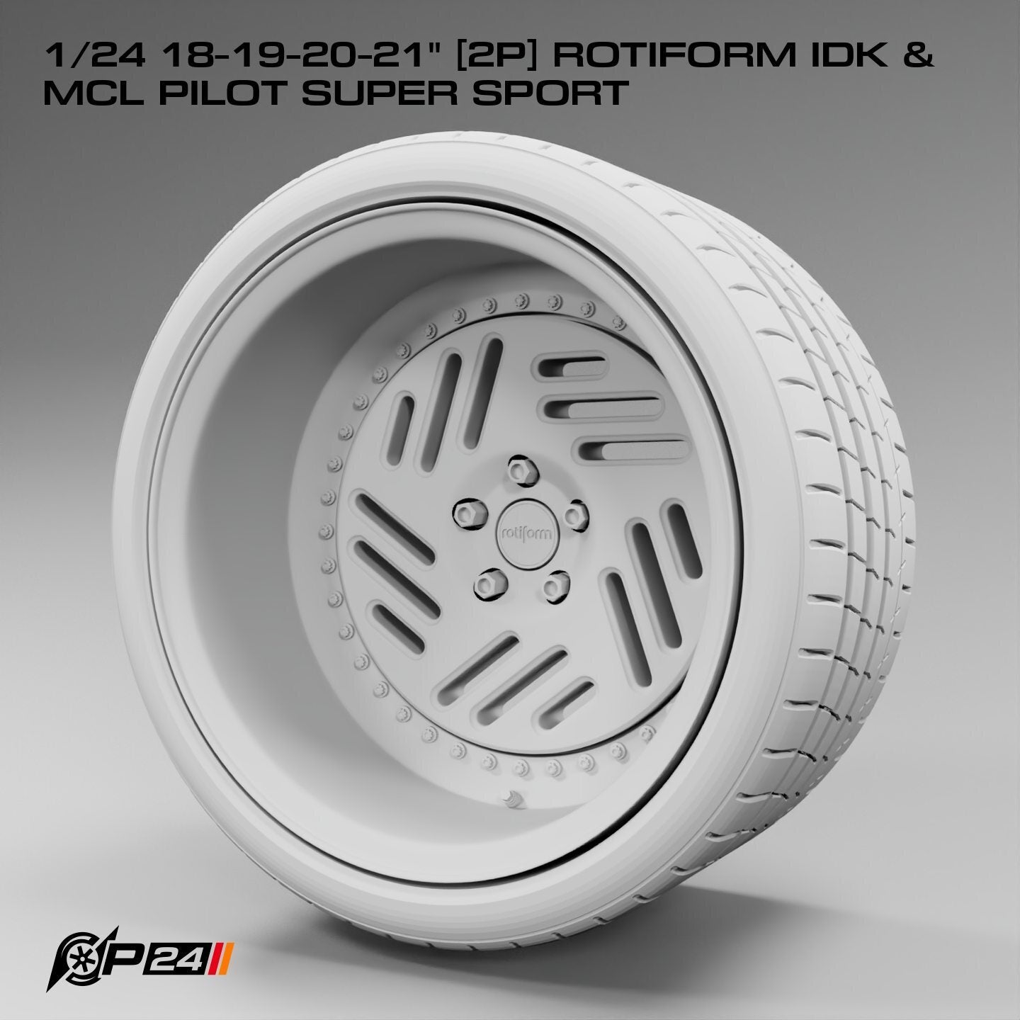 18–21-Inch Rotiform IDK Wheels & MCL Pilot Super Sport Tires – Pair