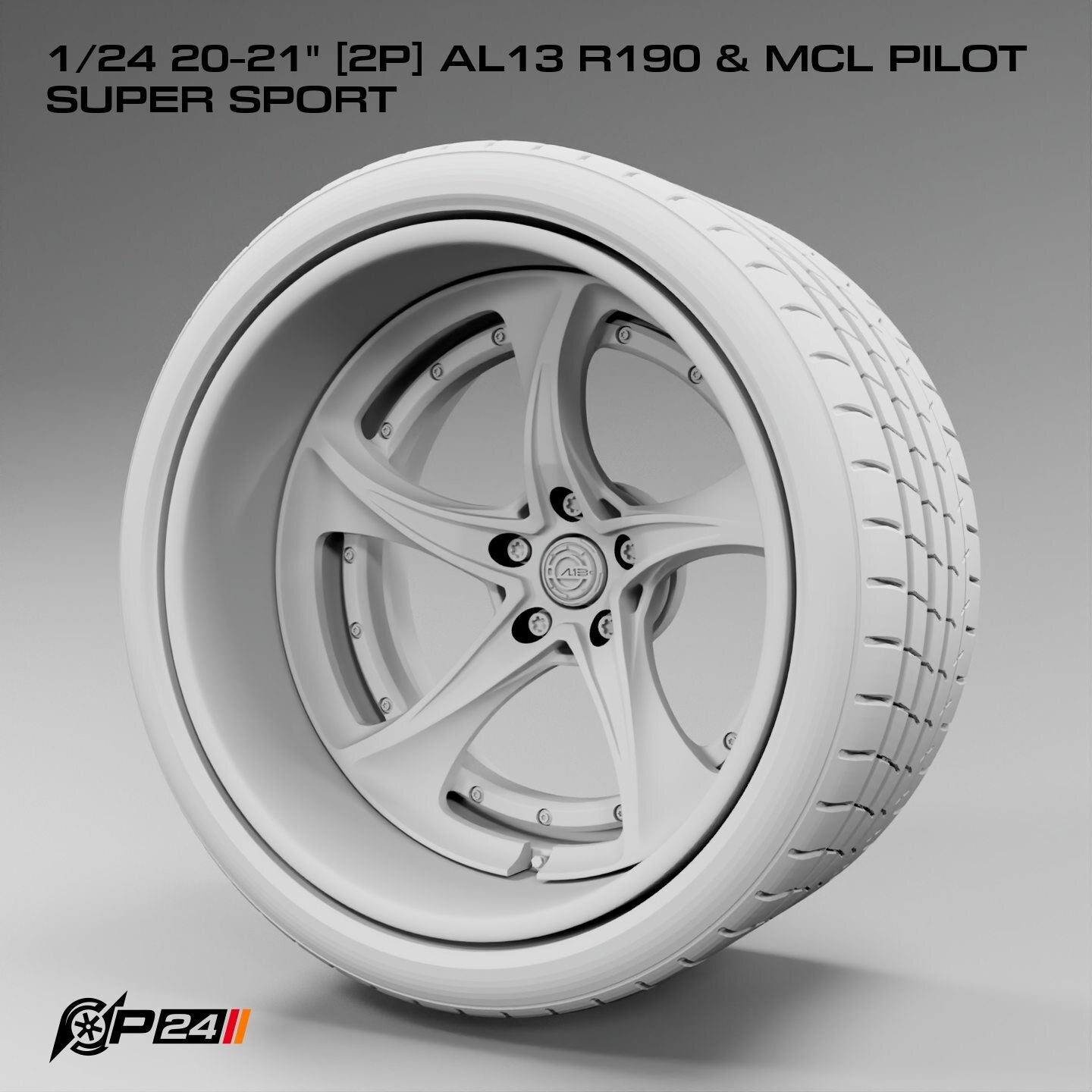 20–21-Inch AL13 R190 Wheels & MCL Pilot Super Sport Tires – Pair