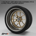 20–21-Inch Brixton Forged FR15 Wheels & MCL Pilot Super Sport Tires – Pair
