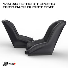 AS Retro Kit Sports Fixed Back Bucket Seat