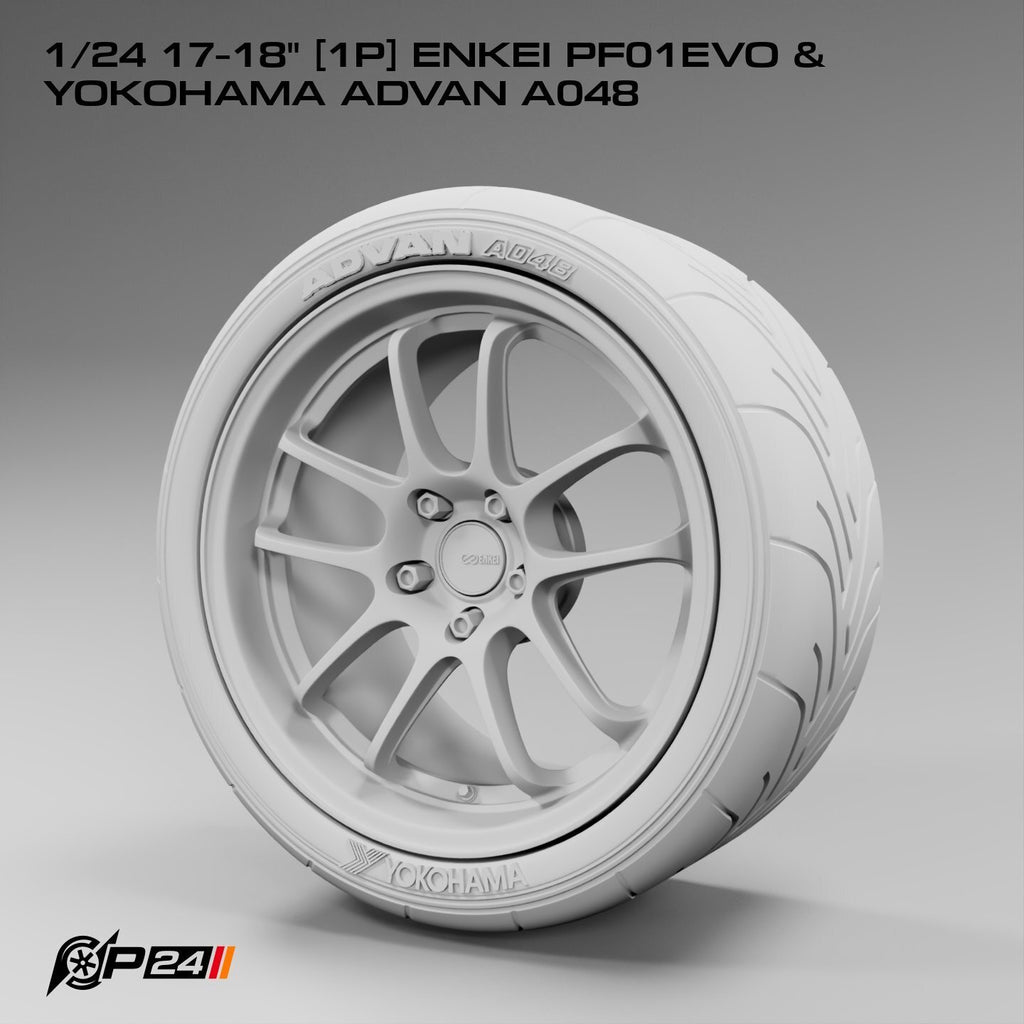 17–18-Inch Enkei PF01EVO Wheels & Yokohama Advan A048 Tires – Set of 4