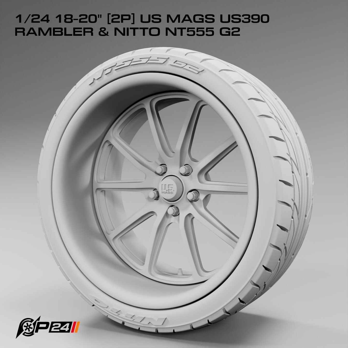 18–20-Inch US Mags US390 Rambler Wheels & Nitto NT555 G2 Tires – Set of 4