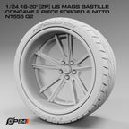 18–20-Inch US Mags Bastille Concave Forged Wheels & Nitto NT555 G2 Tires – Set of 4