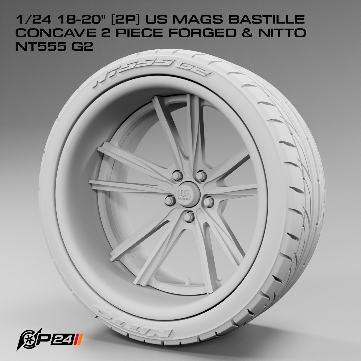18–20-Inch US Mags Bastille Concave Forged Wheels & Nitto NT555 G2 Tires – Set of 4