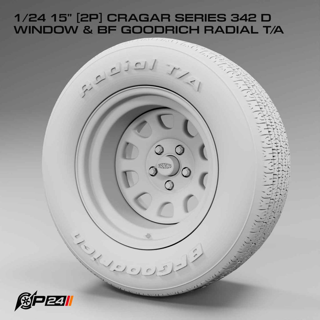 15" Cragar 342 D Window w/ BFG Radial T/A